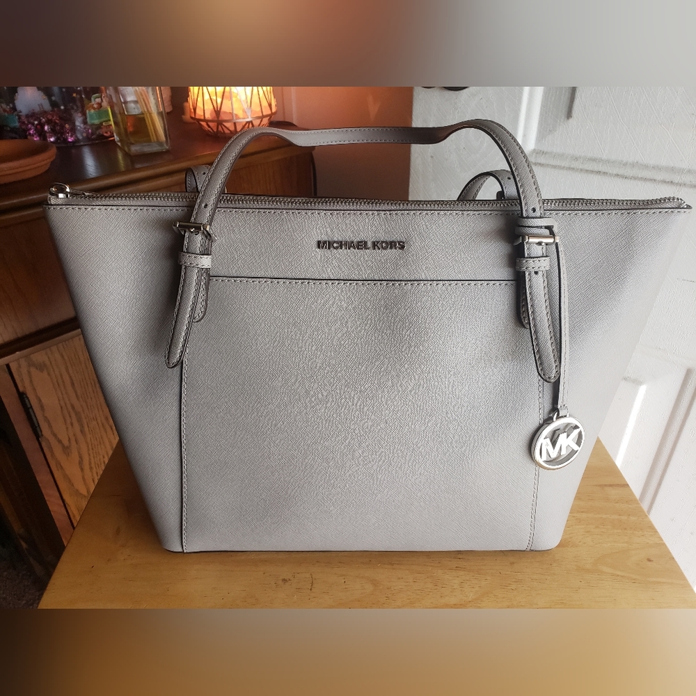 Grey Michael Kors Purse
